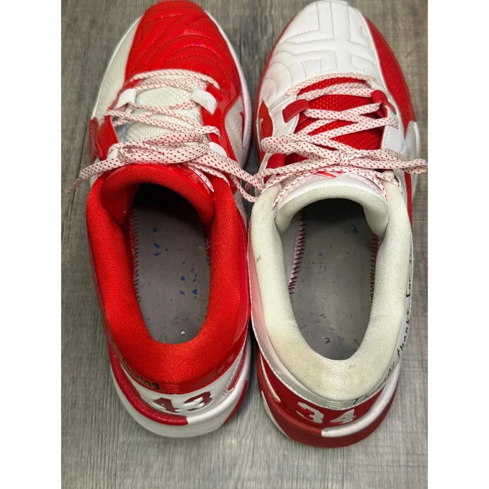 Nike Giannis Immortality 3 Thanks For Sharing Red White FV1933-600 Mens Size 11